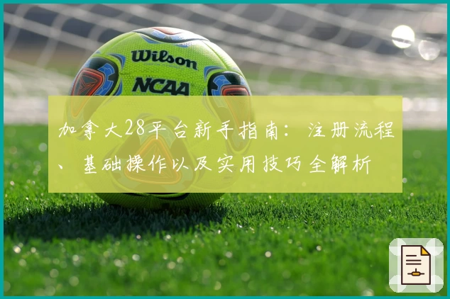 加拿大28平台新手指南：注册流程、基础操作以及实用技巧全解析